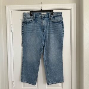Cropped Embellished Denim Jeans
